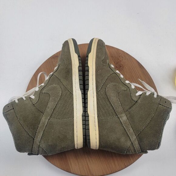 Nike Dunk Sky Hi Hidden Wedge Olive Green Sneakers 528899-200 Women's Shoe's 9.5 - Picture 9 of 14